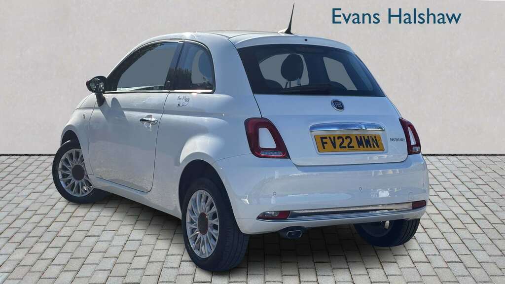 Fiat 500 1.0 Mild Hybrid Red 2022 FV22MWN White #4