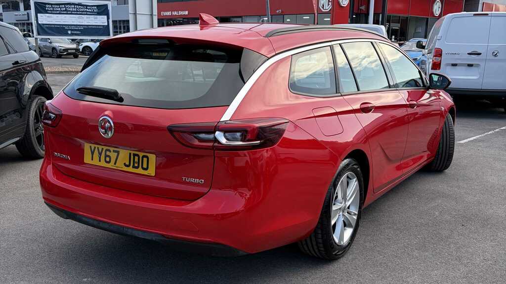 Vauxhall Insignia 1.5T Ecotec Design 2017 YY67JDO Red #3