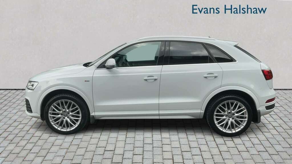 Audi Q3 2.0 Tdi 184 Quattro S Line Plus 2017 DY17UOX White #3