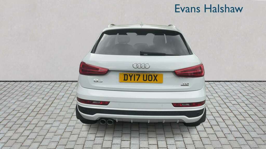 Audi Q3 2.0 Tdi 184 Quattro S Line Plus 2017 DY17UOX White #5
