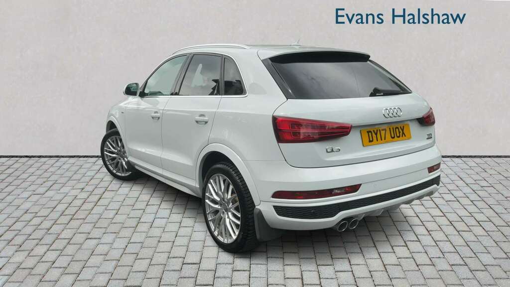 Audi Q3 2.0 Tdi 184 Quattro S Line Plus 2017 DY17UOX White #2