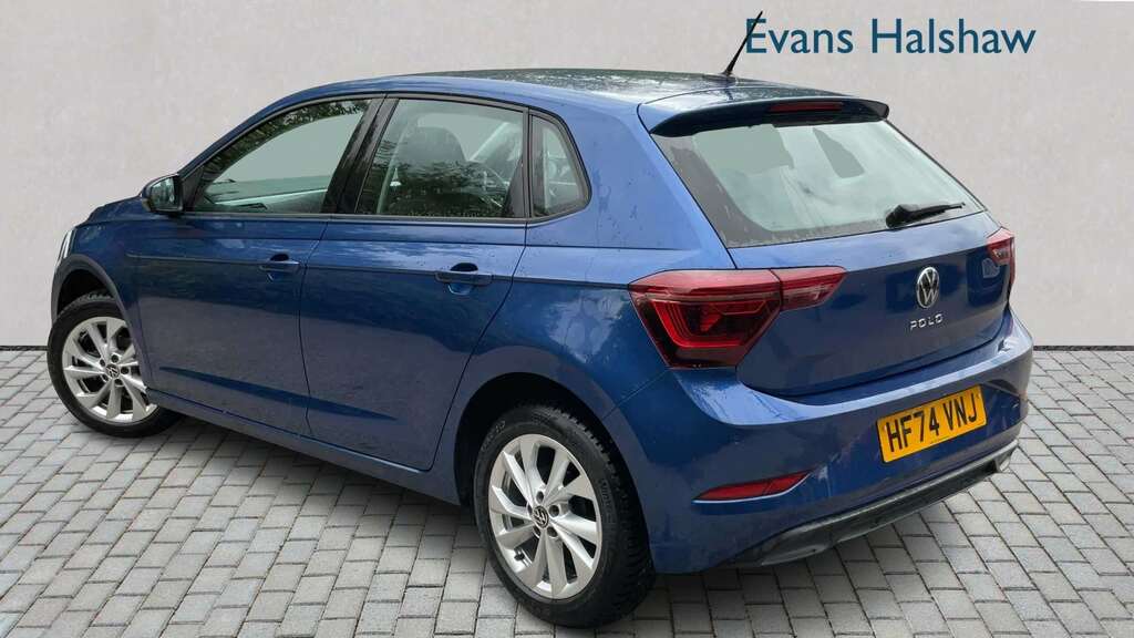 Volkswagen Polo 1.0 Tsi Style 2024 HF74VNJ Blue #2