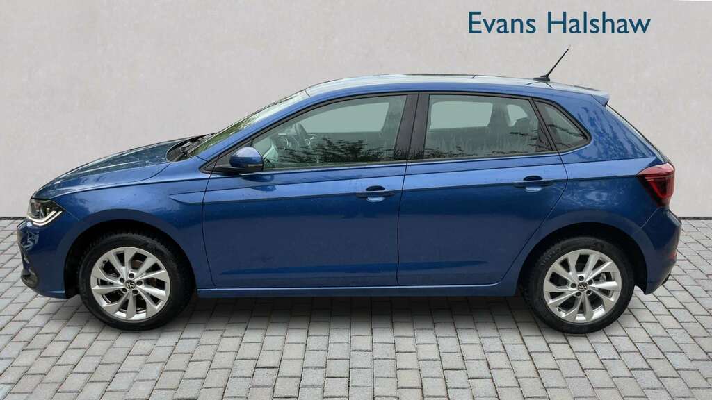 Volkswagen Polo 1.0 Tsi Style 2024 HF74VNJ Blue #3