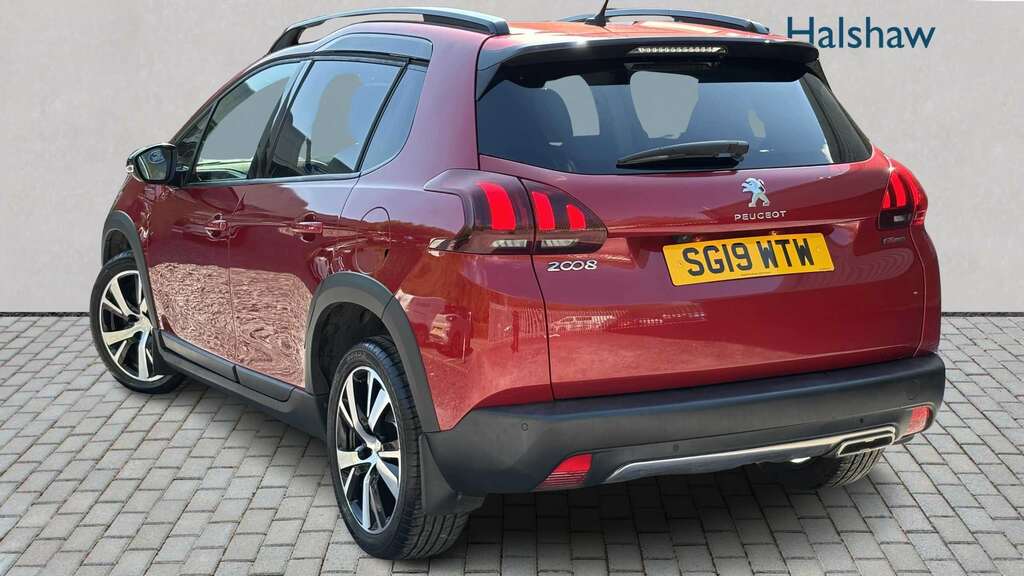 Peugeot 2008 1.2 Puretech 110 Gt Line Eat6 2019 SG19WTW Red #3