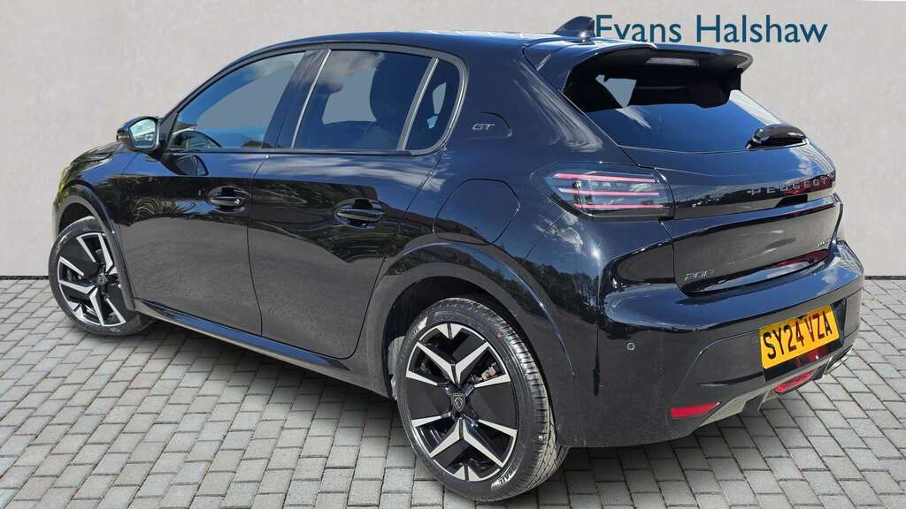 Peugeot 208 1.2 Hybrid 136 Gt E-dsc6 2024 SY24VZA Black #4