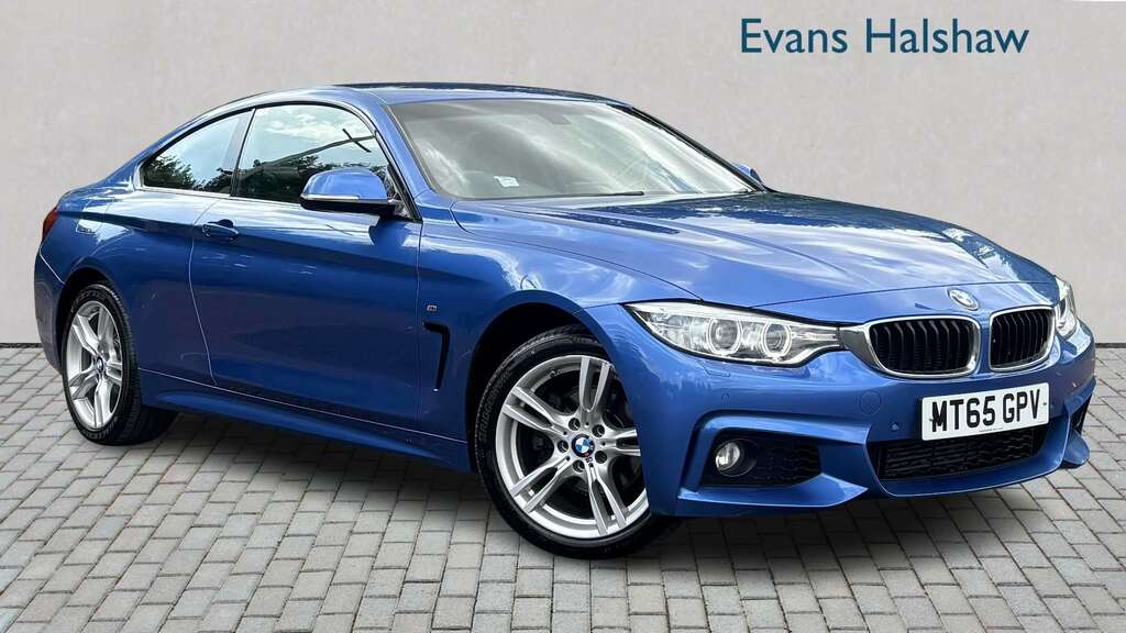 BMW 4 Series 420D 190 Xdrive M Sport Professional Media Blue