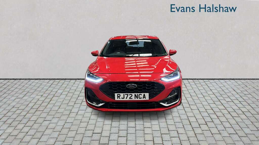 Ford Focus 1.5 Ecoblue St-line Vignale 2022 RJ72NCA Red #4