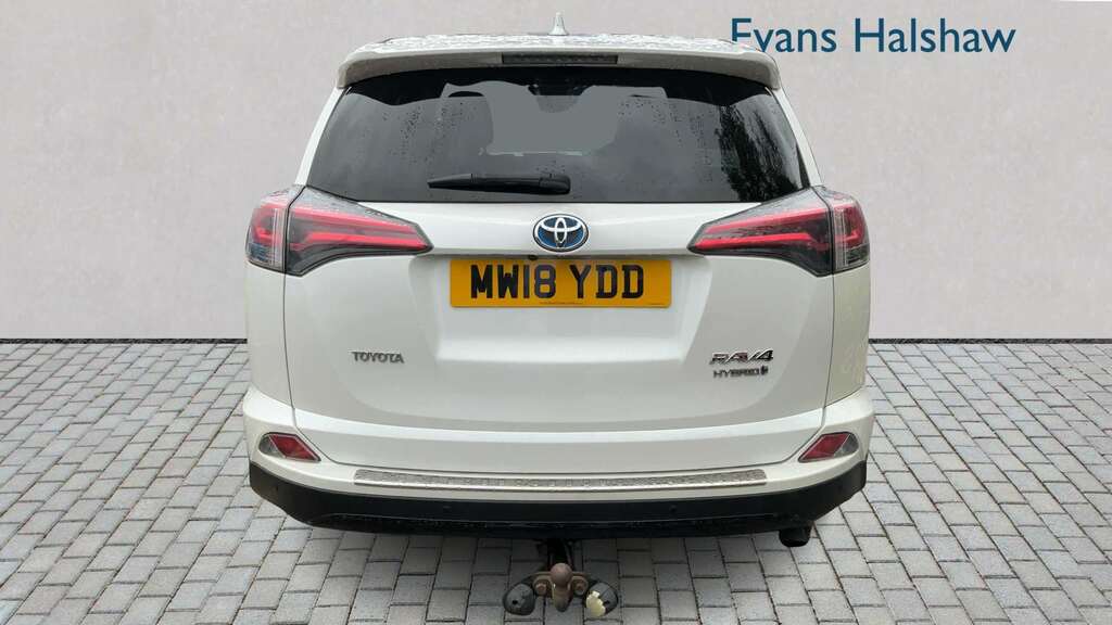 Toyota Rav 4 2.5 Vvt-i Hybrid Excel Tss Cvt Nav 2018 MW18YDD White #5
