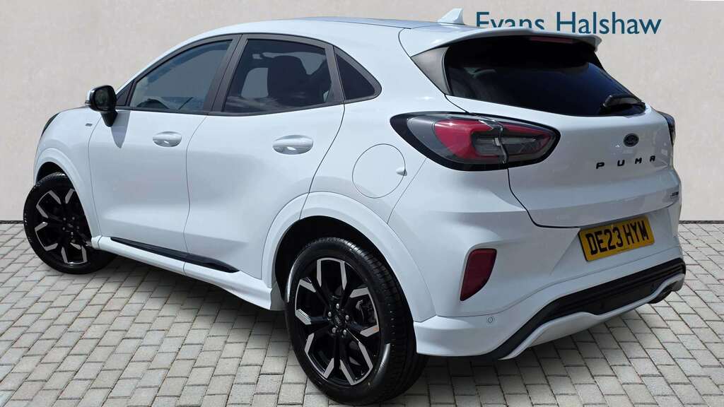 Ford Puma 1.0 Ecoboost Hybrid Mhev 155 St-line X 2023 DE23HYM White #4