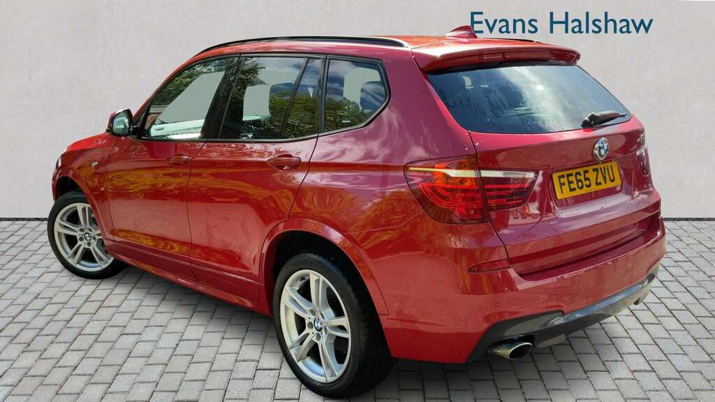 BMW X3 Xdrive20d M Sport Step 2015 FE65ZVU Red #2