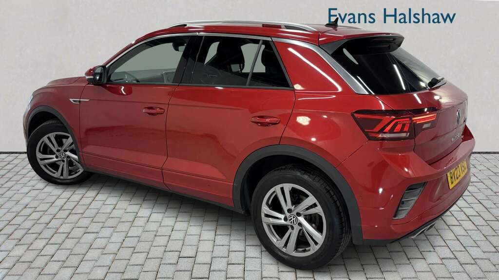 Volkswagen T-Roc 1.5 Tsi R-line Dsg 2023 Red