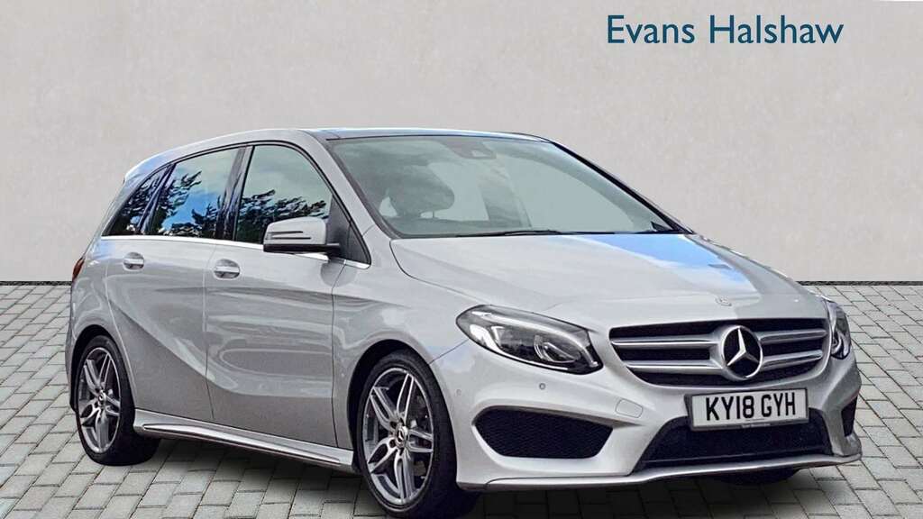Mercedes-Benz B Class B200d Amg Line Premium Plus 2018 Silver