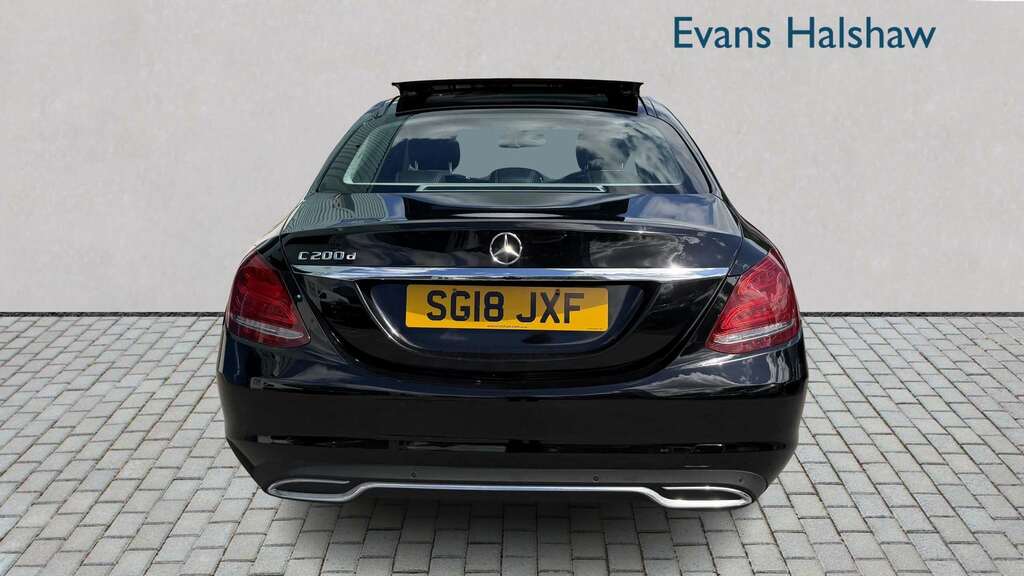 Mercedes-Benz C Class C200d Sport Premium 2018 SG18JXF Black #3
