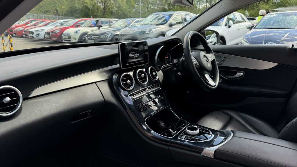 Mercedes-Benz C Class C200d Sport Premium 2018 SG18JXF Black #6