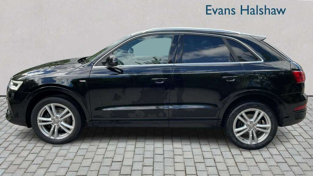 Audi Q3 2.0 Tdi Quattro S Line Edition S Tronic 2018 YT18JEJ Black #3