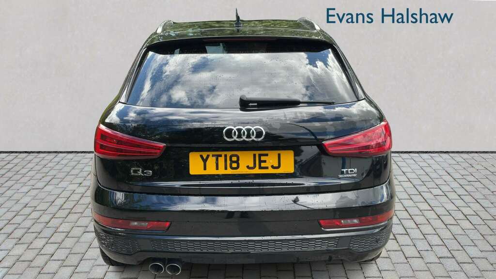 Audi Q3 2.0 Tdi Quattro S Line Edition S Tronic 2018 YT18JEJ Black #5