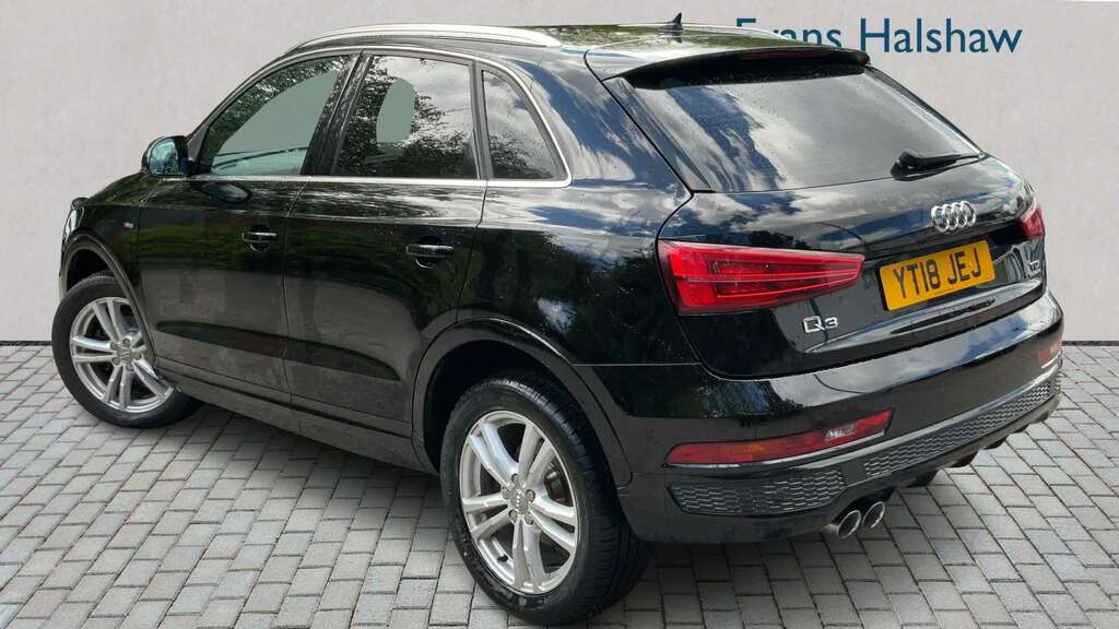 Audi Q3 2.0 Tdi Quattro S Line Edition S Tronic 2018 YT18JEJ Black #2