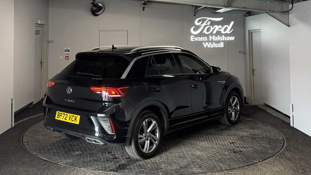 Volkswagen T-Roc 1.5 Tsi R-line Dsg 2023 BP72VCK Black #5