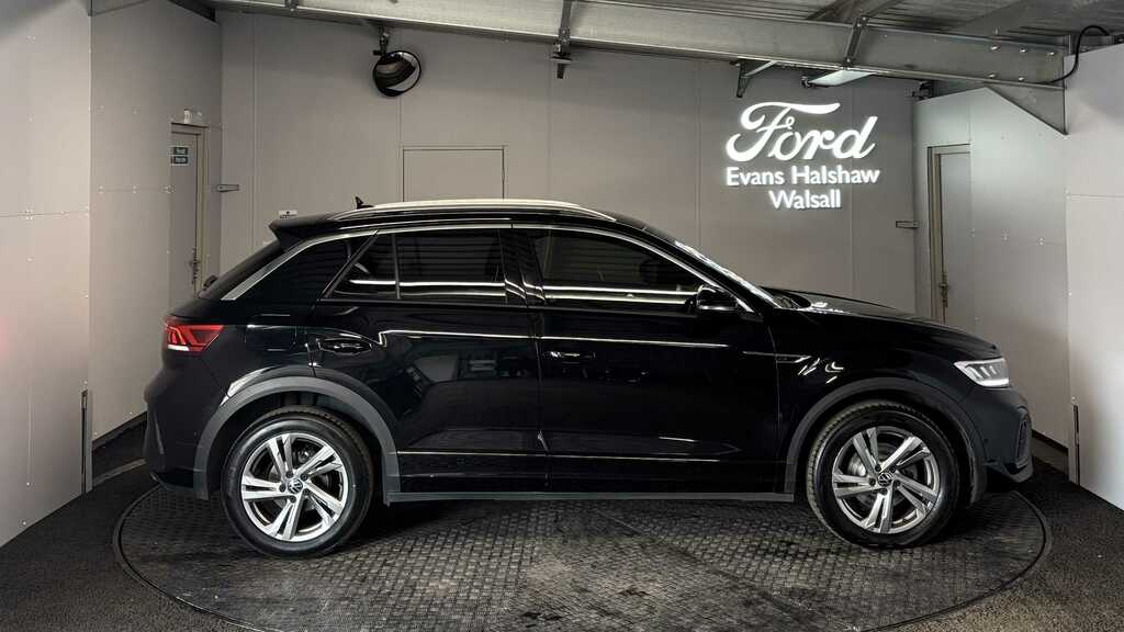 Volkswagen T-Roc 1.5 Tsi R-line Dsg 2023 BP72VCK Black #4