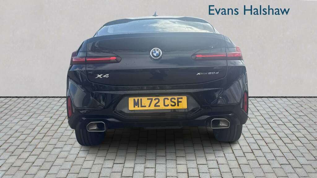 BMW X4 Xdrive20d Mht M Sport Step 2022 ML72CSF Black #3
