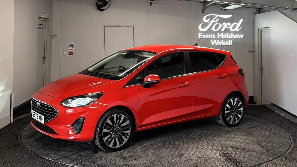 Ford Fiesta 1.0 Ecoboost Titanium X 2023 SB72XOH Red #3