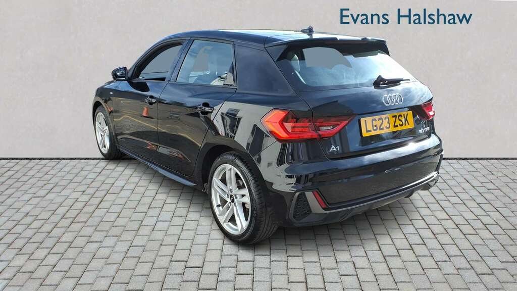 Audi A1 30 Tfsi 110 S Line S Tronic 2023 LG23ZSK Black #2