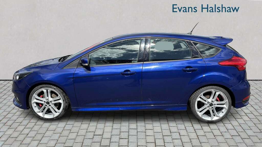 Ford Focus 2.0 Tdci 185 St-2 Navigation 2018 BU18BBJ Blue #3