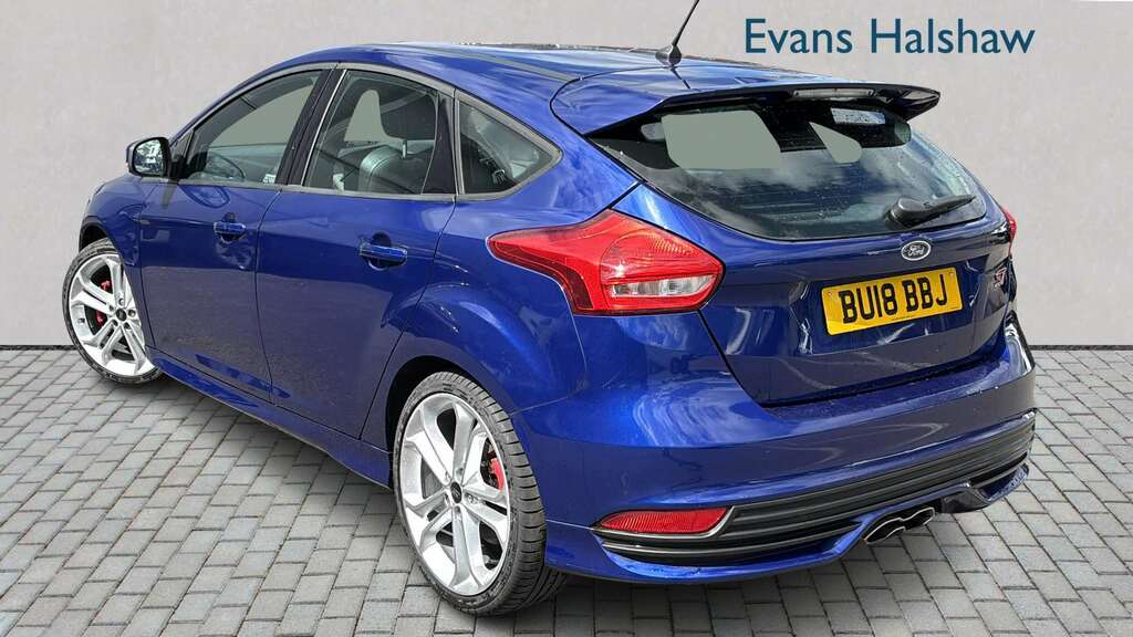 Ford Focus 2.0 Tdci 185 St-2 Navigation 2018 BU18BBJ Blue #2