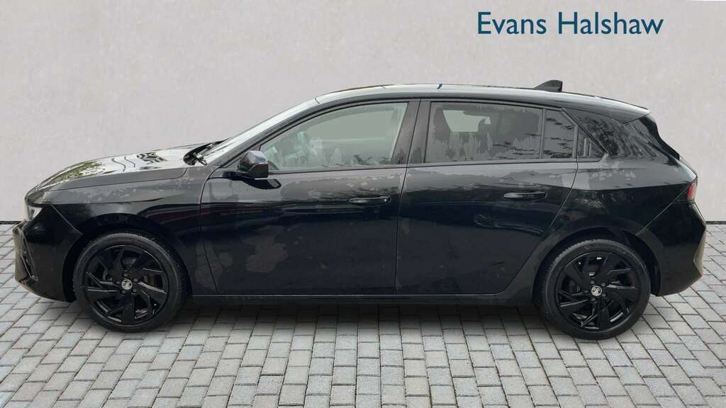 Vauxhall Astra 1.2 Turbo 130 Gs Line 2022 WR72FOT Black #3