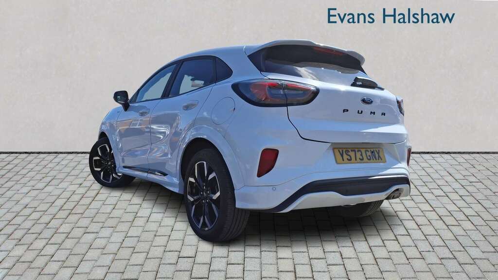 Ford Puma 1.0 Ecoboost Hybrid Mhev 155 St-line X 2023 YS73GNX White #2