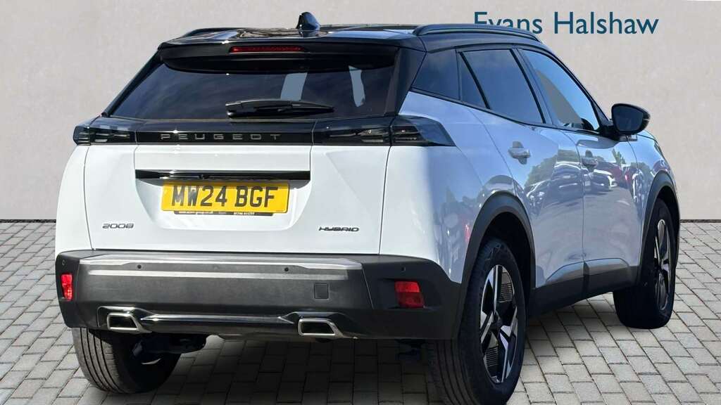 Peugeot 2008 1.2 Hybrid 136 Gt E-dsc6 2024 MW24BGF White #6