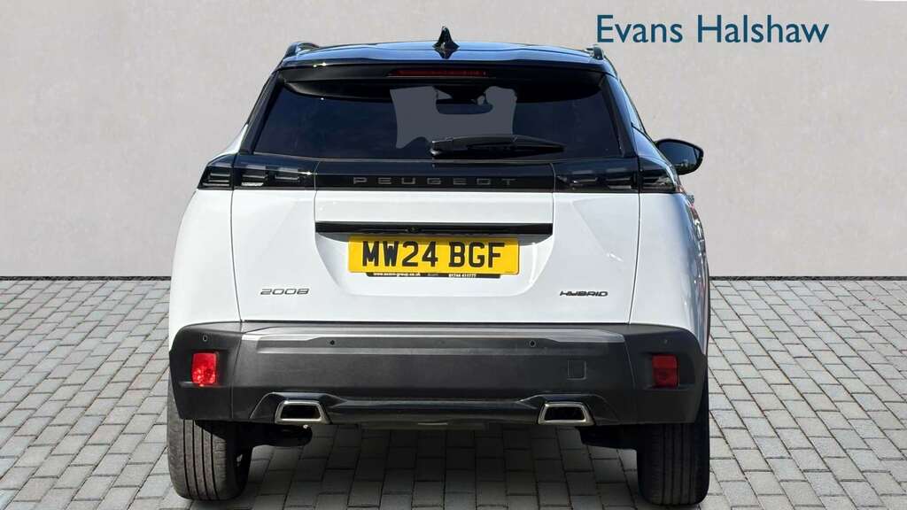Peugeot 2008 1.2 Hybrid 136 Gt E-dsc6 2024 MW24BGF White #5