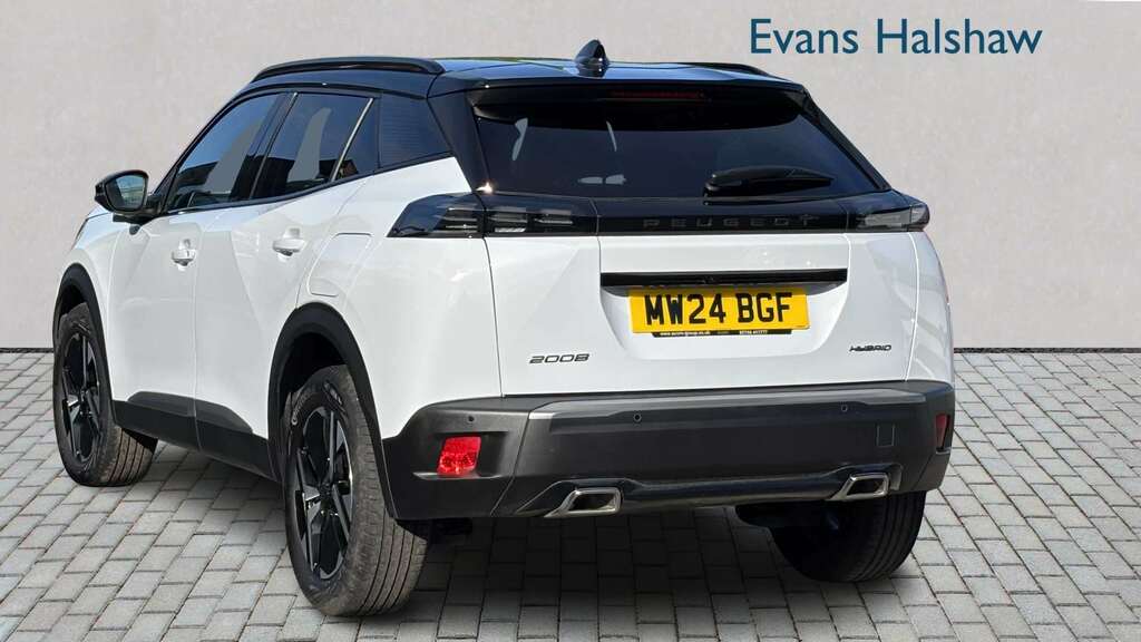 Peugeot 2008 1.2 Hybrid 136 Gt E-dsc6 2024 MW24BGF White #4