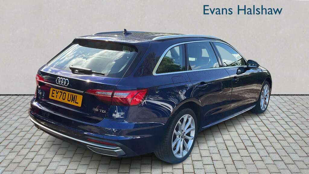 Audi A4 35 Tdi Sport S Tronic 2020 EY70UML Blue #4