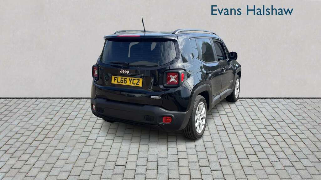 Jeep Renegade 1.4 Multiair Longitude Ddct 2016 FL66YCZ Black #3