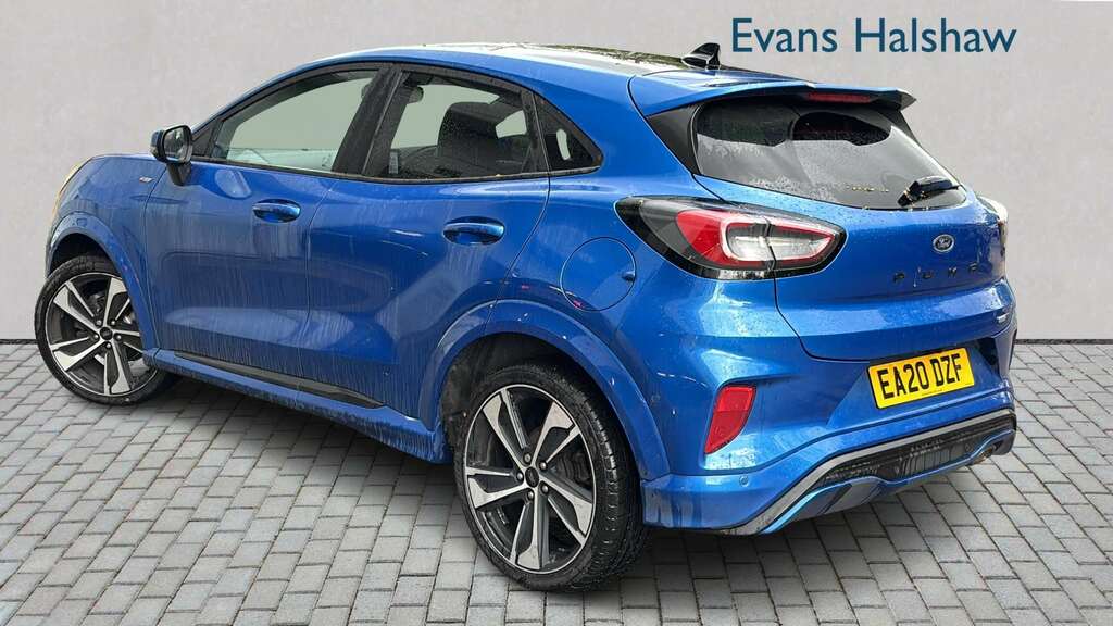 Ford Puma 1.0 Ecoboost Hybrid Mhev 155 St-line X 2020 EA20DZF Blue #3