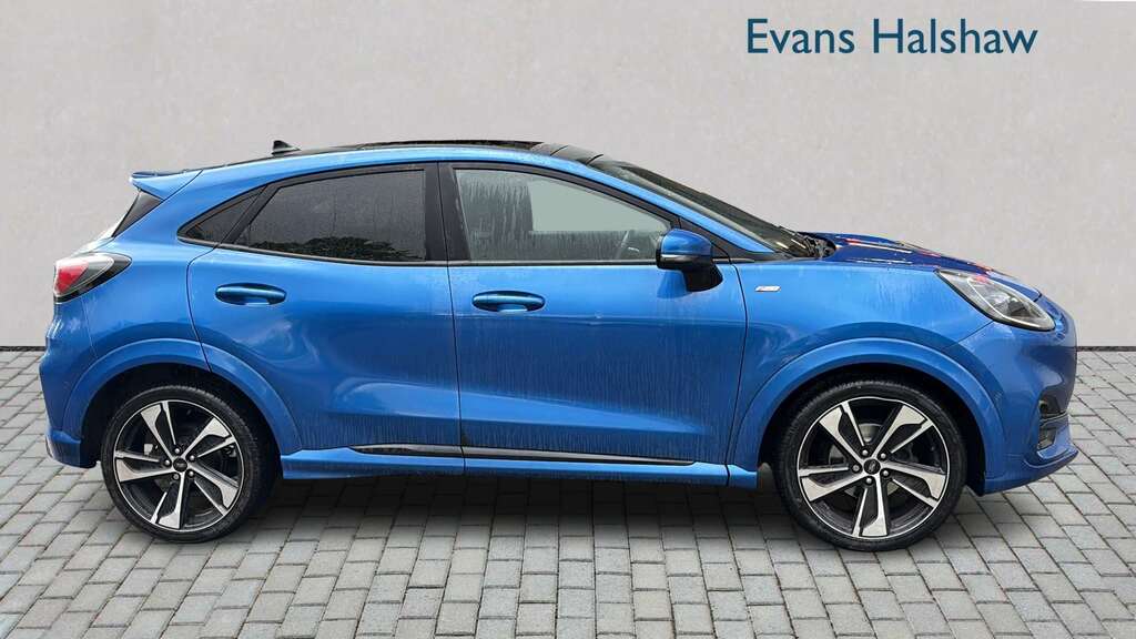 Ford Puma 1.0 Ecoboost Hybrid Mhev 155 St-line X 2020 EA20DZF Blue #4