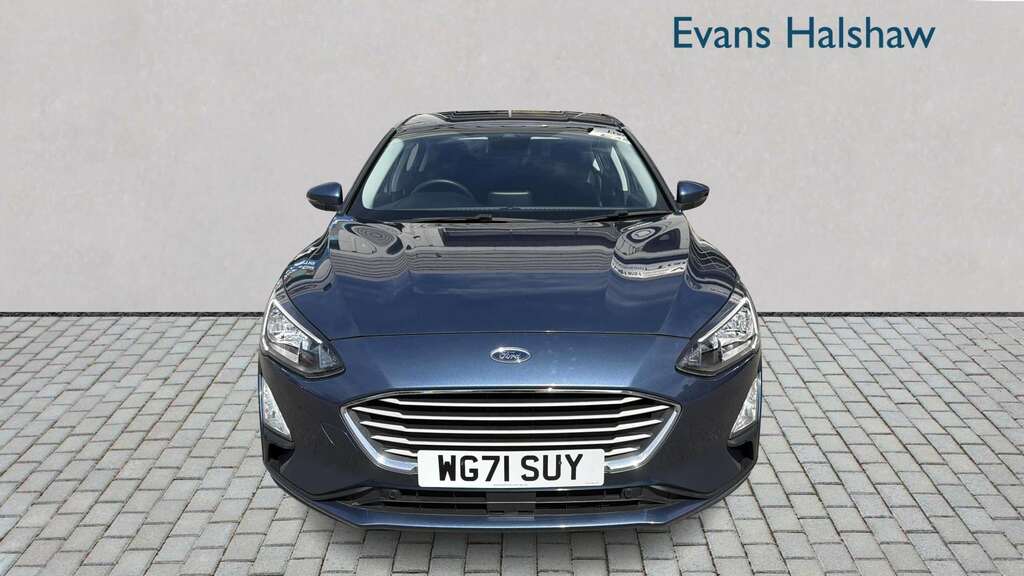 Ford Focus 1.0 Ecoboost 125 Zetec Edition 2021 WG71SUY Blue #4