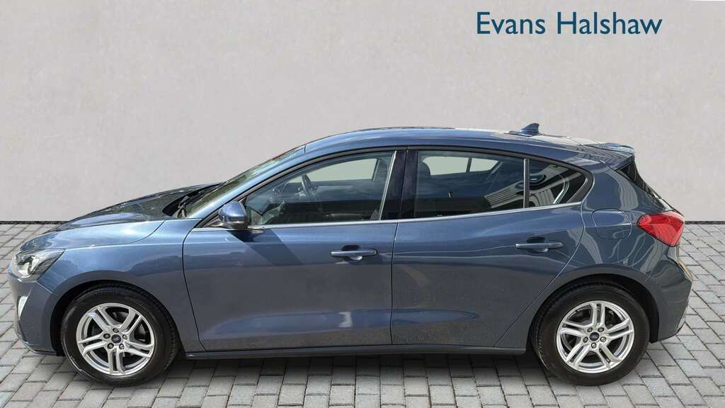 Ford Focus 1.0 Ecoboost 125 Zetec Edition 2021 WG71SUY Blue #3