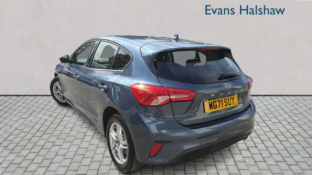 Ford Focus 1.0 Ecoboost 125 Zetec Edition 2021 WG71SUY Blue #2