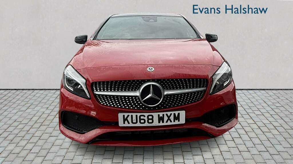 Mercedes-Benz A Class A200d Amg Line Premium Plus 2018 KU68WXM Red #2
