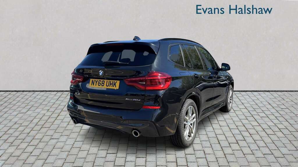 BMW X3 Xdrive20d M Sport Step 2019 NY68UHK Black #2