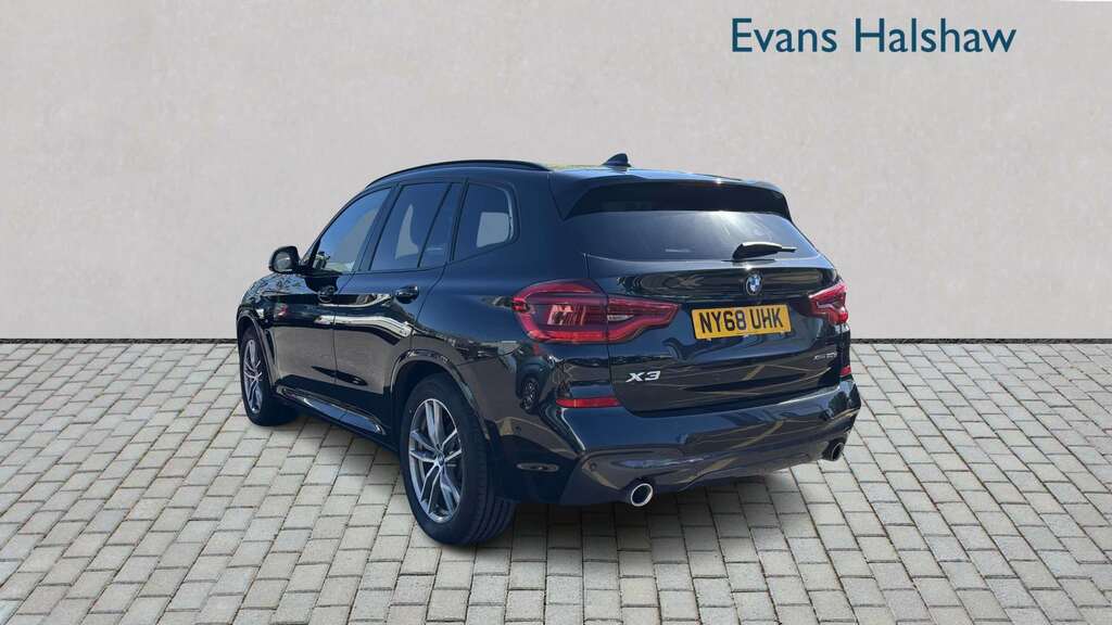 BMW X3 Xdrive20d M Sport Step 2019 NY68UHK Black #4