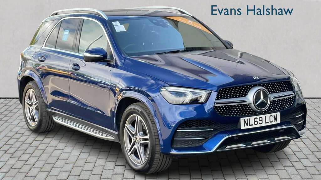 Mercedes-Benz GLE Class 350D 4Matic Amg Line Prem 9G-tronic 7 St 201 Blue