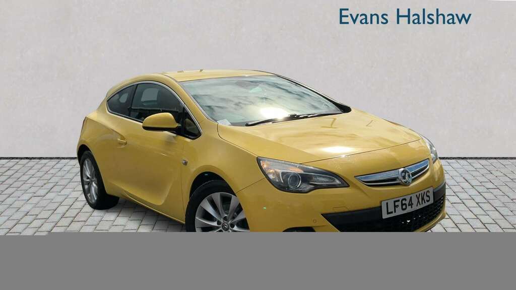 Vauxhall Astra GTC 1.4T 16V 140 Sri 2014 Yellow