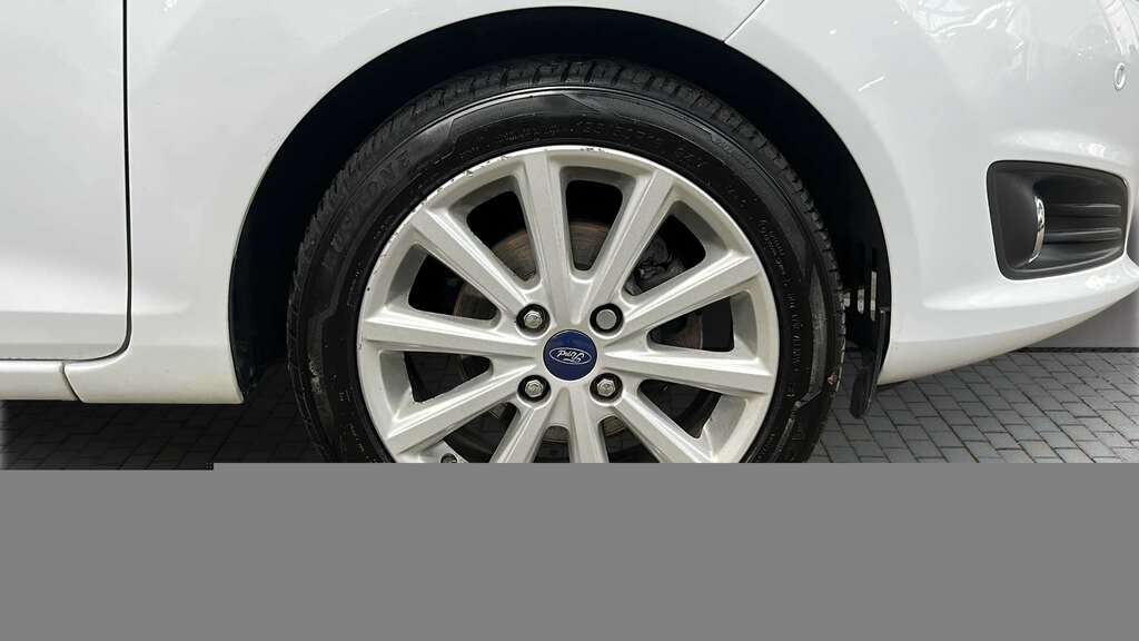 Ford Fiesta 1.0 Ecoboost Titanium 2014 MJ14XFN White #4