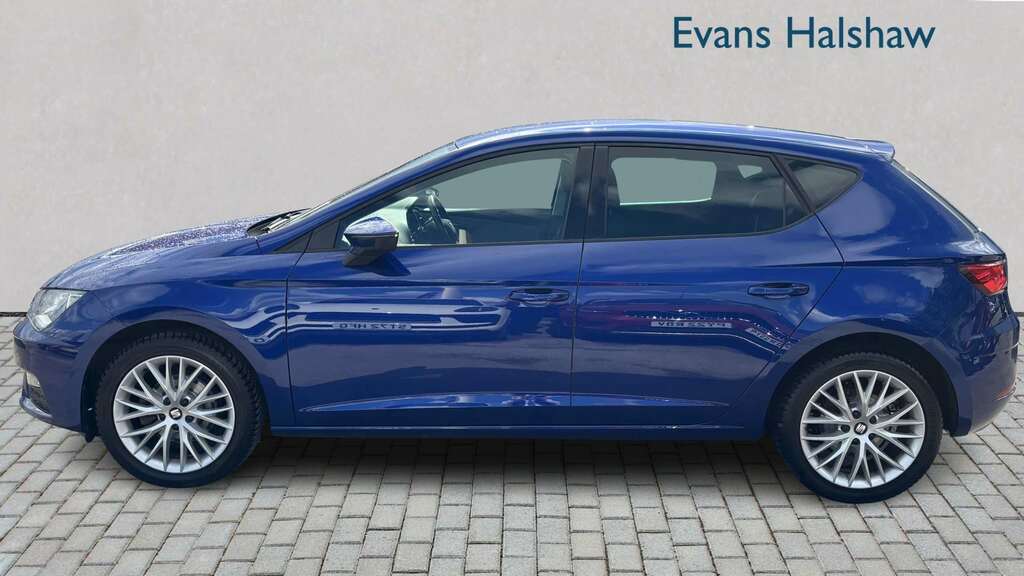 Seat Leon 1.2 Tsi Se Dynamic Technology 2017 Blue #4