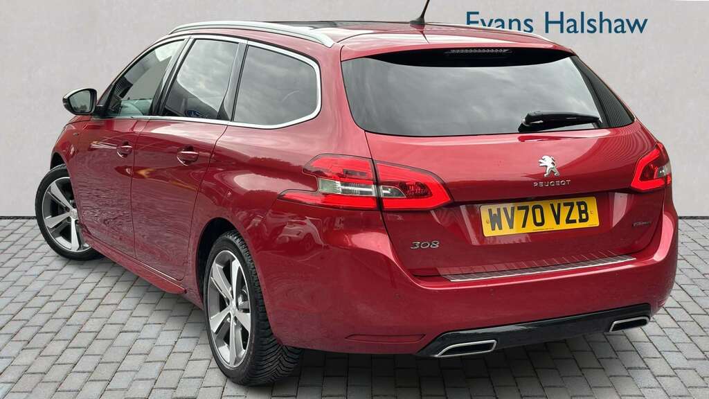 Peugeot 308 1.2 Puretech 130 Gt Line 2020 WV70VZB Red #3