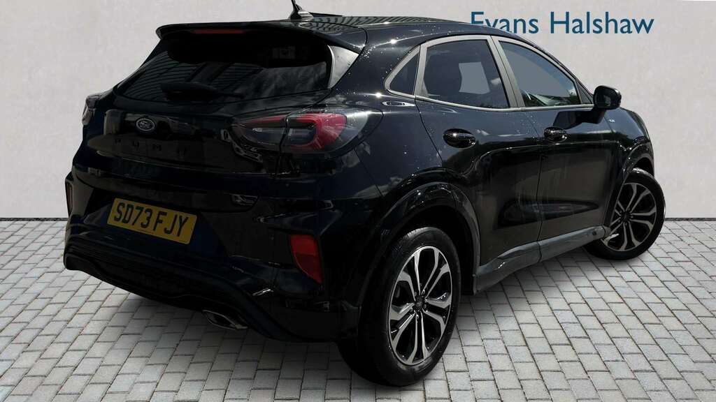 Ford Puma 1.0 Ecoboost Hybrid Mhev St-line 2023 SD73FJY Black #4
