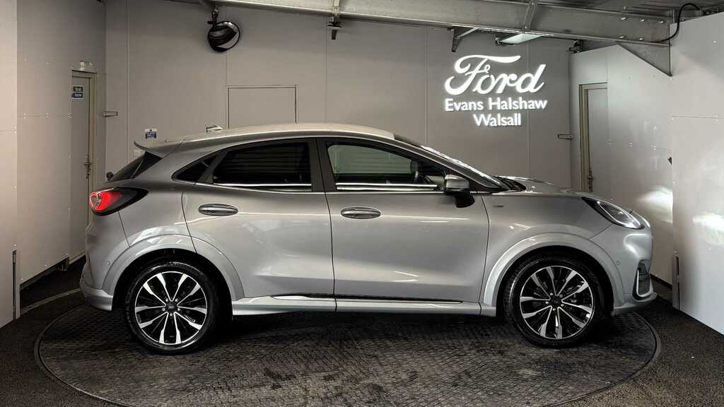 Ford Puma 1.0 Ecoboost Hybrid Mhev St-line Vignale 2023 BG73LLU Silver #4